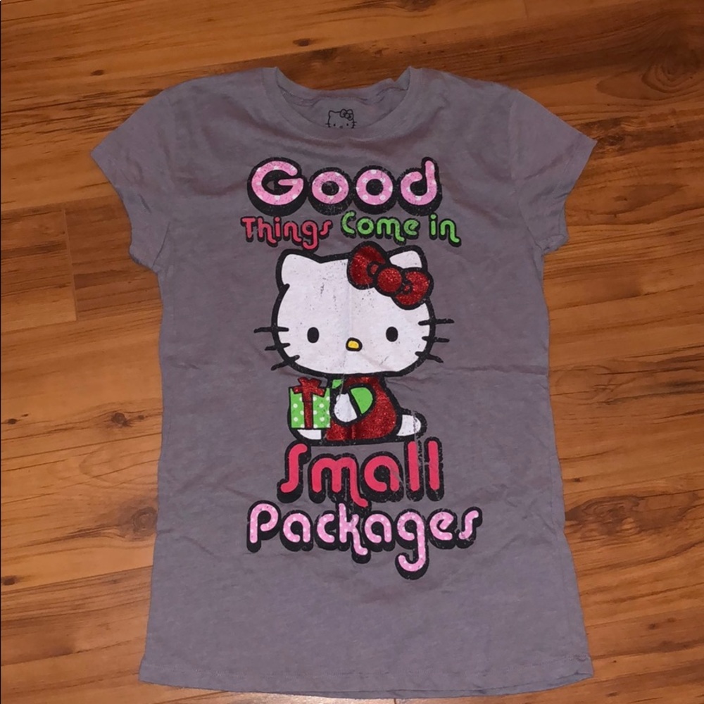Hello Kitty Grey T-shirt Size Large